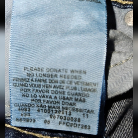 Levis Jeans 28x32 Blue Skinny - Picture 13 of 15